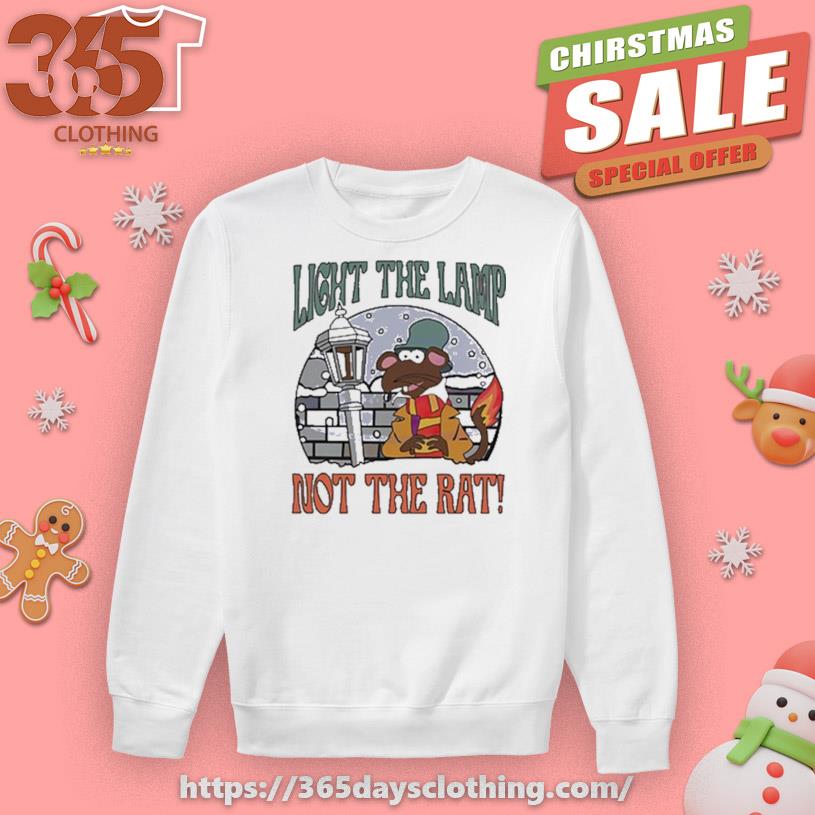 Mouse Light The Lamp Not The Rat Christmas T-shirt