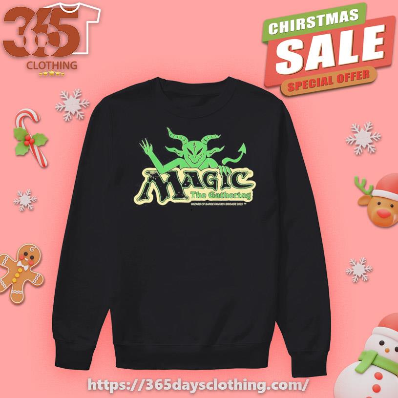 New Black Wizard Of Barge Magic The Gathering T-shirt