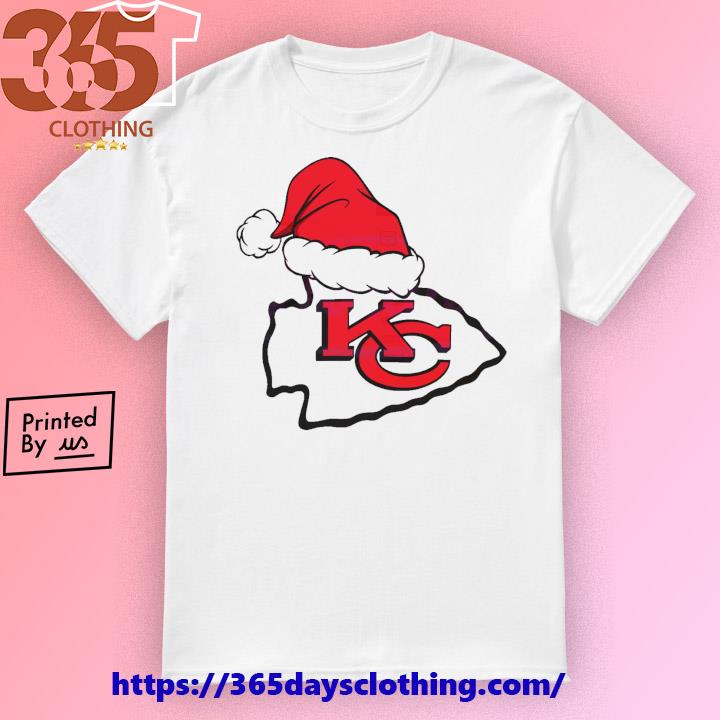 NFL Kansas City Chiefs Santa Hat Logo Christmas 2023 sweater