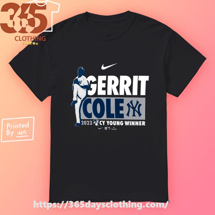 Nike Gerrit Cole New York Yankees Nike 2023 AL Cy Young Award Winner T-shirt
