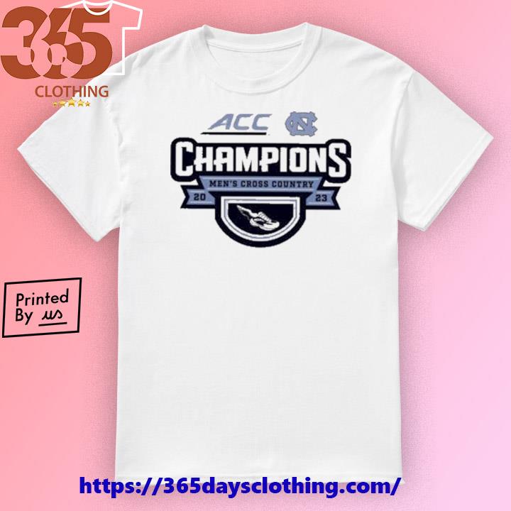 North Carolina Tar Heels 2023 Acc Men’S Cross Country Champions Locker Room logo shirt