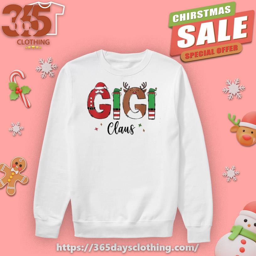 Official Gigi Claus Merry Christmas 2023 Shirt