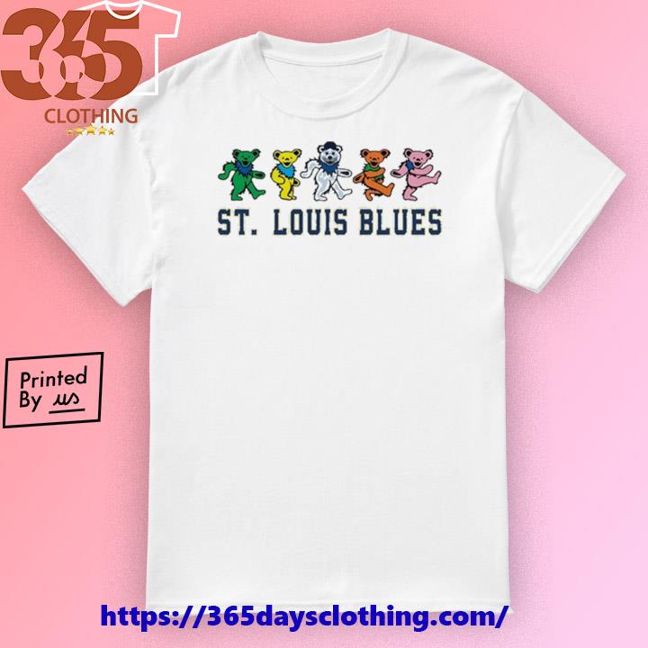 Official GratefulDead X StLouis Blues shirt