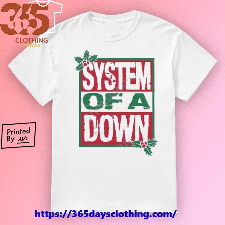 Official System Of A Down Holiday Logo T-shirt