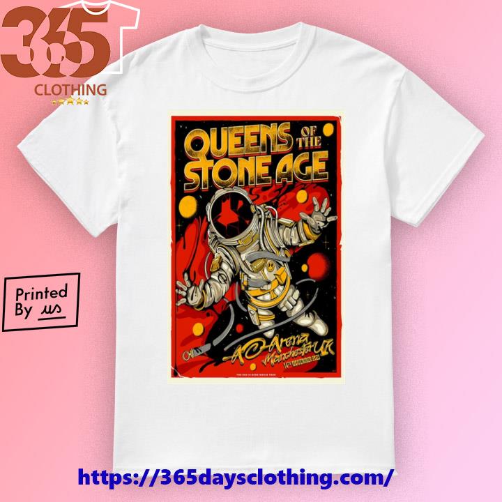 Queens of the Stone Age AO Arena, Manchester, UK November 14, 2023 poster shirt