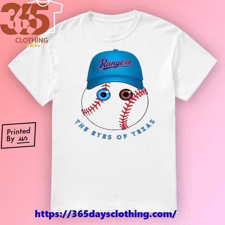 Retro Rangers Baseball Eyes of Texas shirt