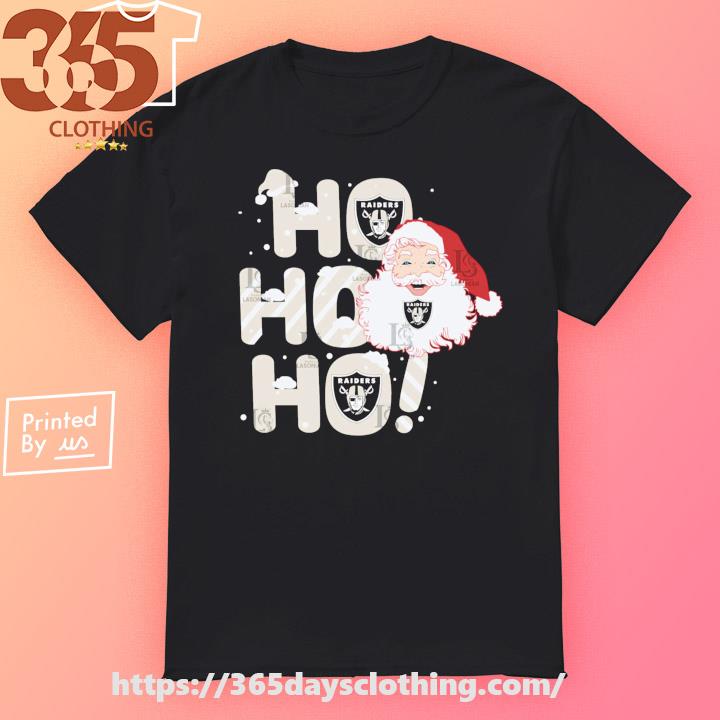 Santa Claus hohoho Las Vegas Raiders 2023 Christmas T-shirt