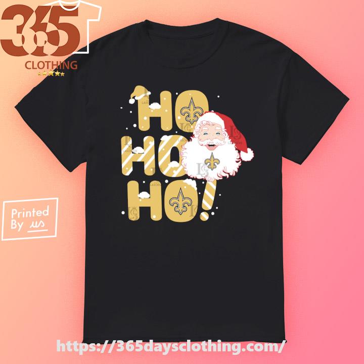 Santa Claus hohoho New Orleans Saints 2023 Christmas T-shirt