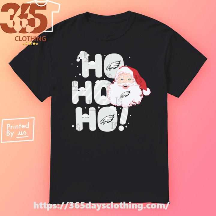 Santa Claus hohoho Philadelphia Eagles 2023 Christmas T-shirt