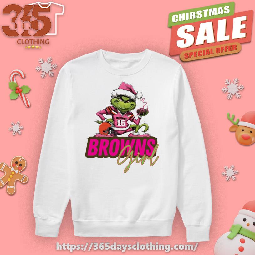 Santa Grinch Brown Girl Merry Christmas 2023 Shirt