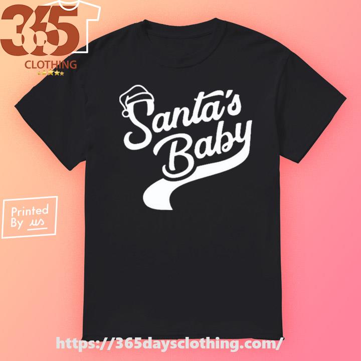 Santa's Baby Words Art shirt