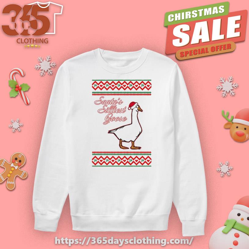 Santa's Silliest Goose Tacky T-shirt