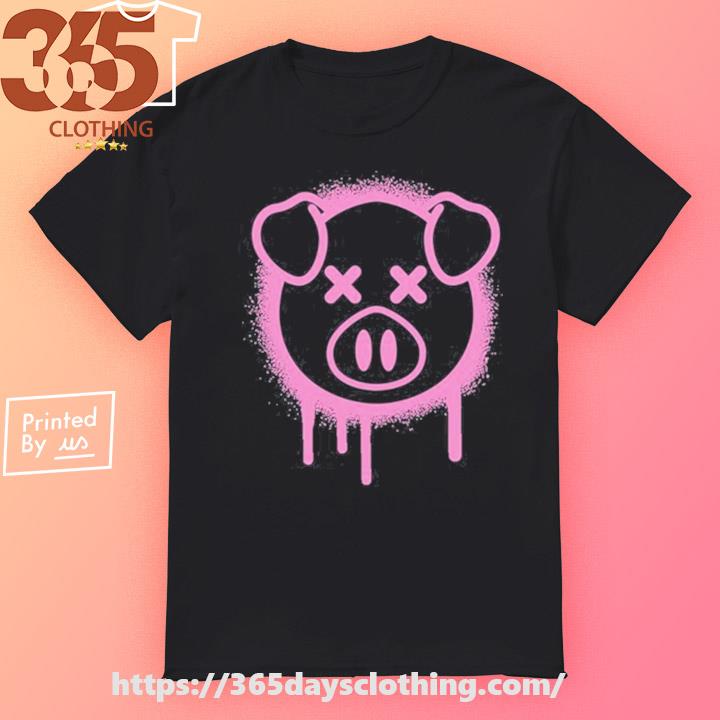 Shane Dawson Spray Paint Pig Pink T-shirt