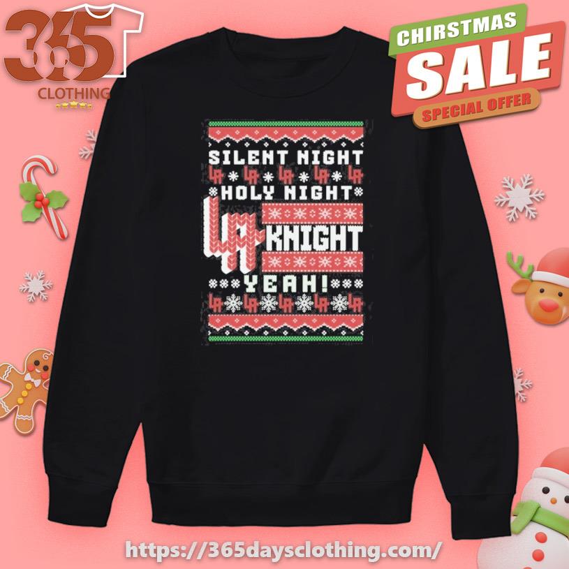 Silent night holy night knight yeah ugly christmas sweater