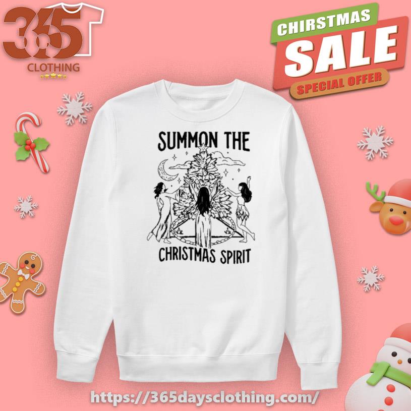 Summon The Christmas Spirit Ugly Christmas T-shirt