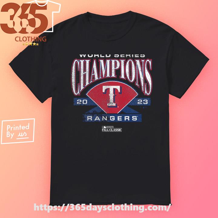 Texas Rangers 2023 World Series Champions Shut Out Tri-Blend Shirt