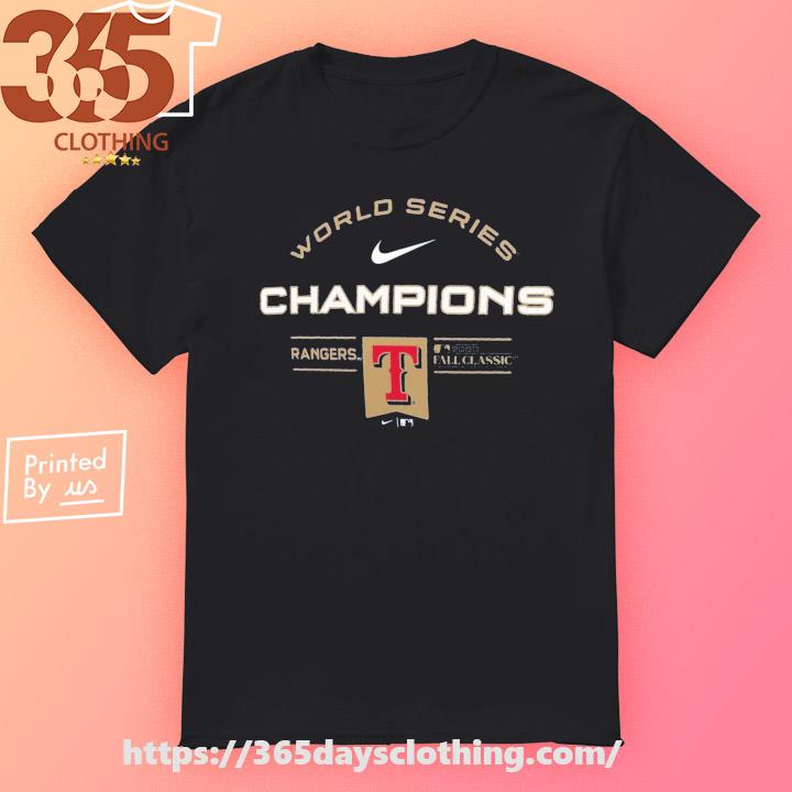 Texas Rangers Nike World Series Champions 2023 Fall Classic Shirt