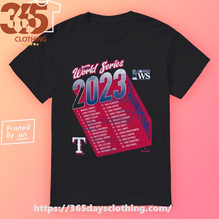 Texas Rangers Team Sport World Series 2023 Shirt