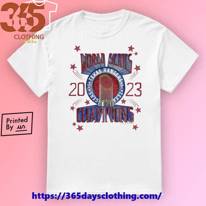 Texas Rangers World Series Champions Trophy 2023 shirt