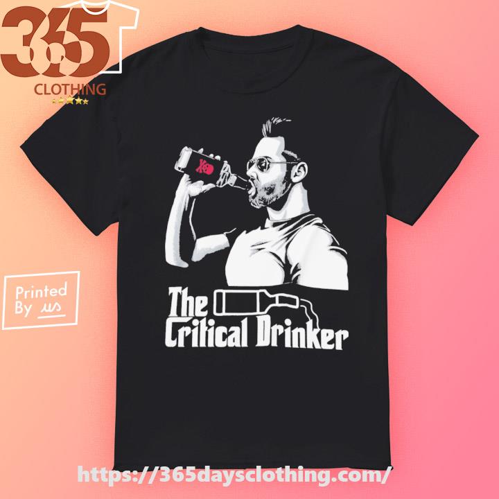 The Critical Drinker Godfather Drinker T-shirt