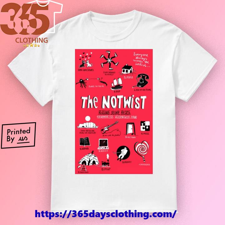 The Notwist Weissenhäuser Strand, Germany November 11, 2023 poster shirt