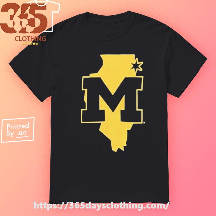 Trending University Of Michigan M Den Chicago Pop-Up Shirt